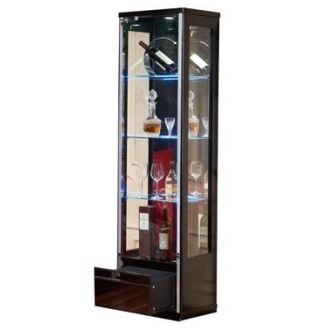 Display Cabinet Swinging Single Glass Door KT-6802BK