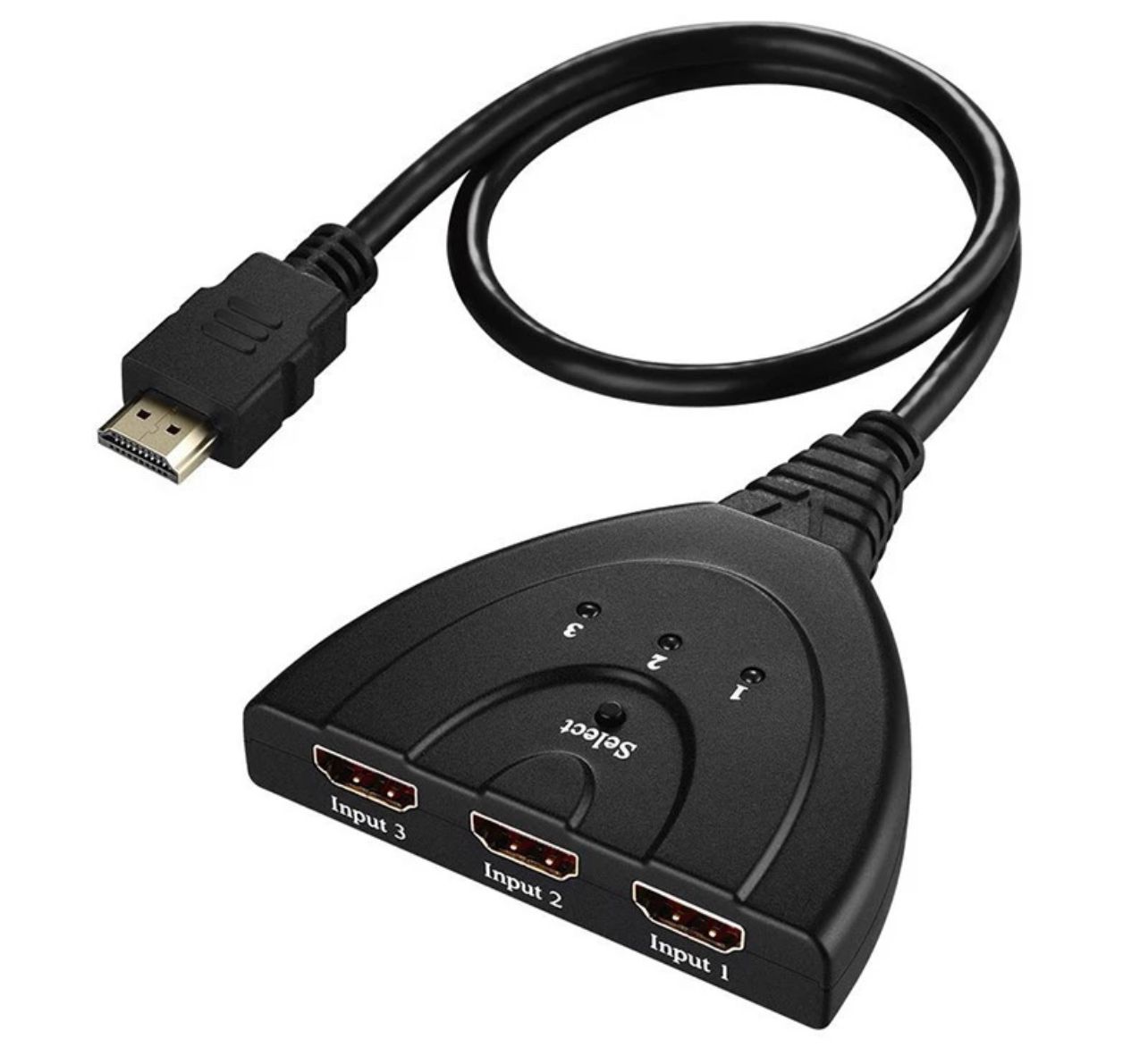 Splitter 3 Port HDMI Splitter Cable 1080P Multi Switch Switcher