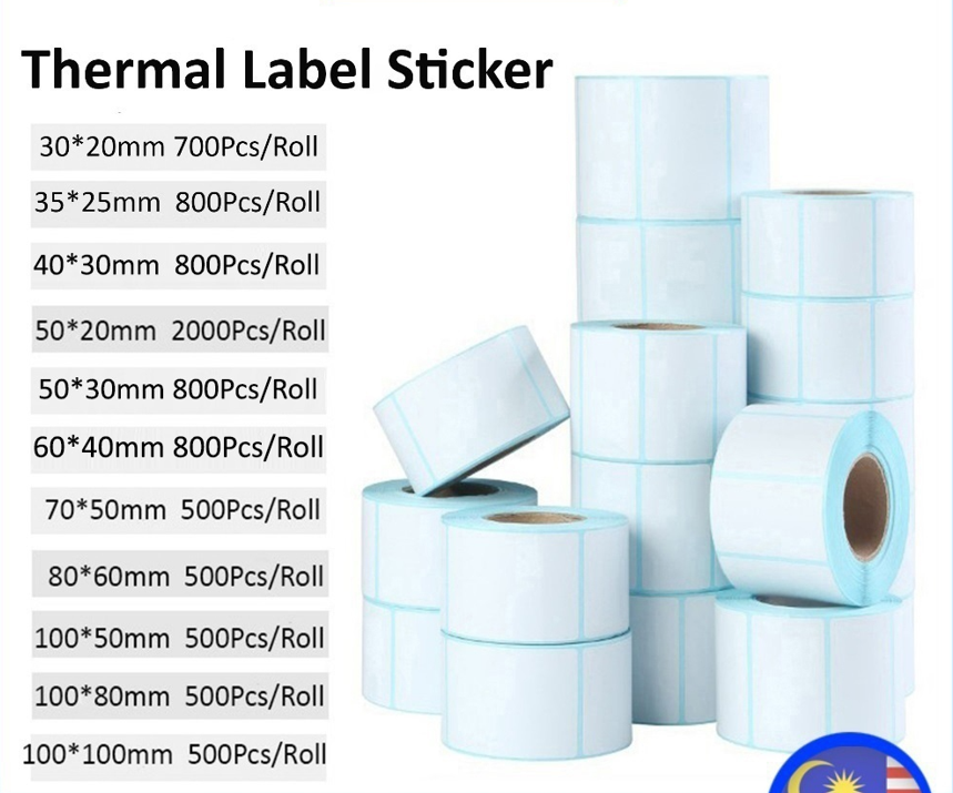 OK THERMAL LABEL -ALL SIZE / STICKER / BARCODE LABEL
