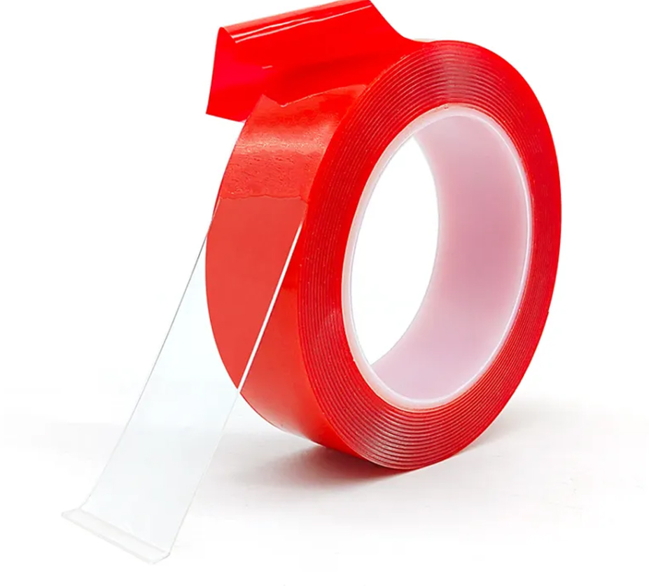 RANDOM DOUBLE SIDED TRANSPARENT ACRYLIC TAPE (12MM X 10M) RANDOM