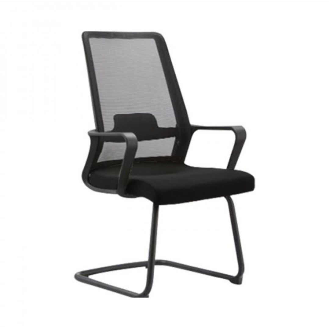 Chair Pixie-17V Office Visitor Chair Black