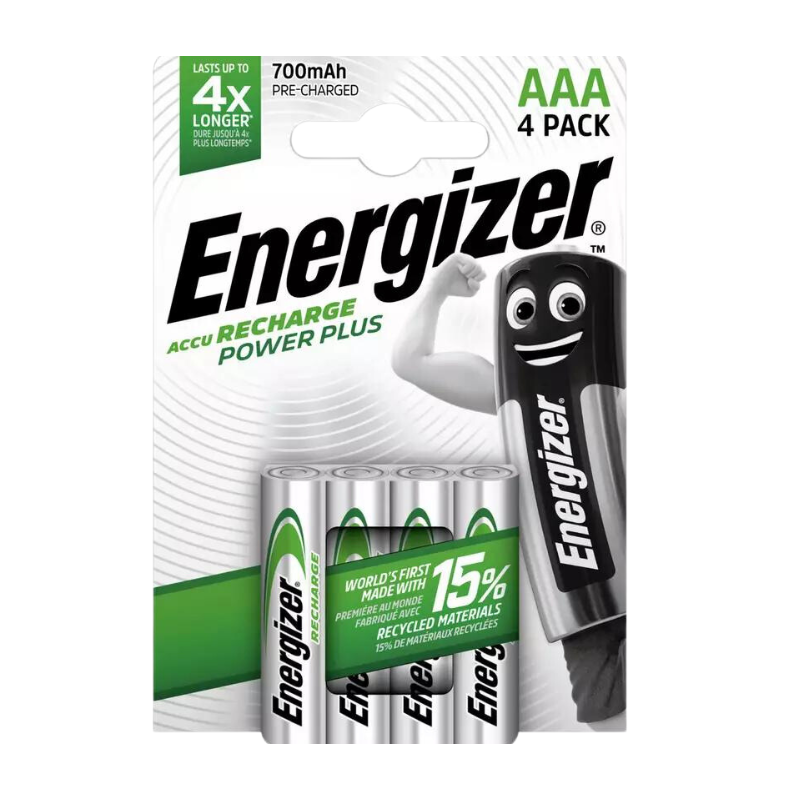Energizer Recharge Power Plus AAA Battery / 4pc