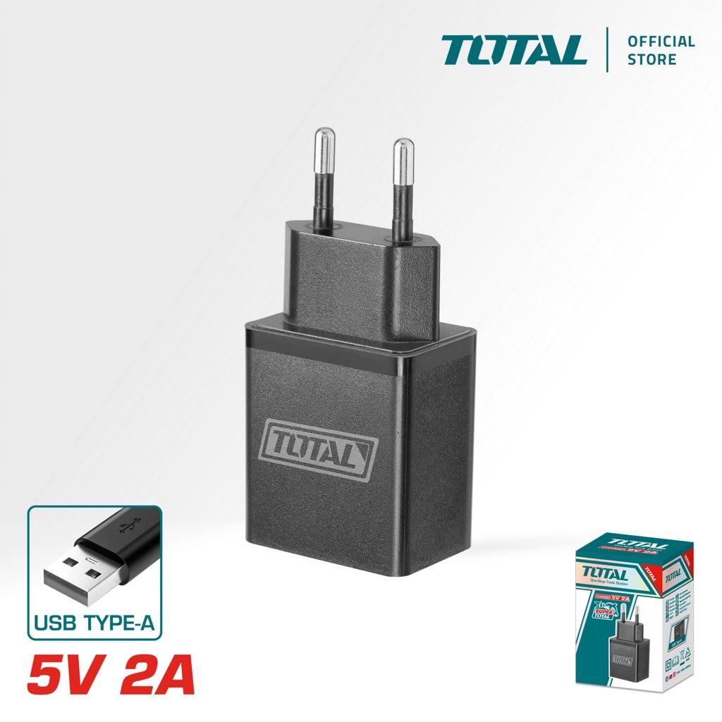 TOTAL CHARGER USB TYPE-A WITH 5V OUTPUT VIA USB TYPE-A (2A) SUITABLE FOR S12 BATTERY (12V) TCLI120502