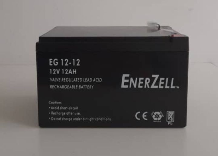EG 12-12 12V12Ah OCHA ENERZELL VRLA RECHARGEABLE BATTERY MODEL: EG 12-12 (12V12Ah) - FREE DELIVERY