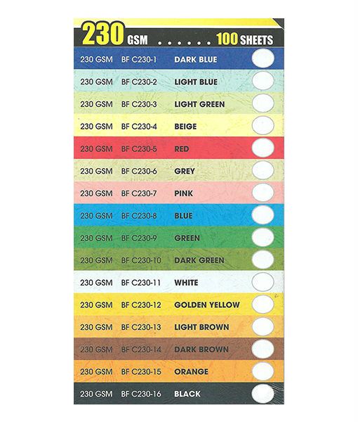 QS Fancy Cover A3 230 Gsm (Buffalo Card)