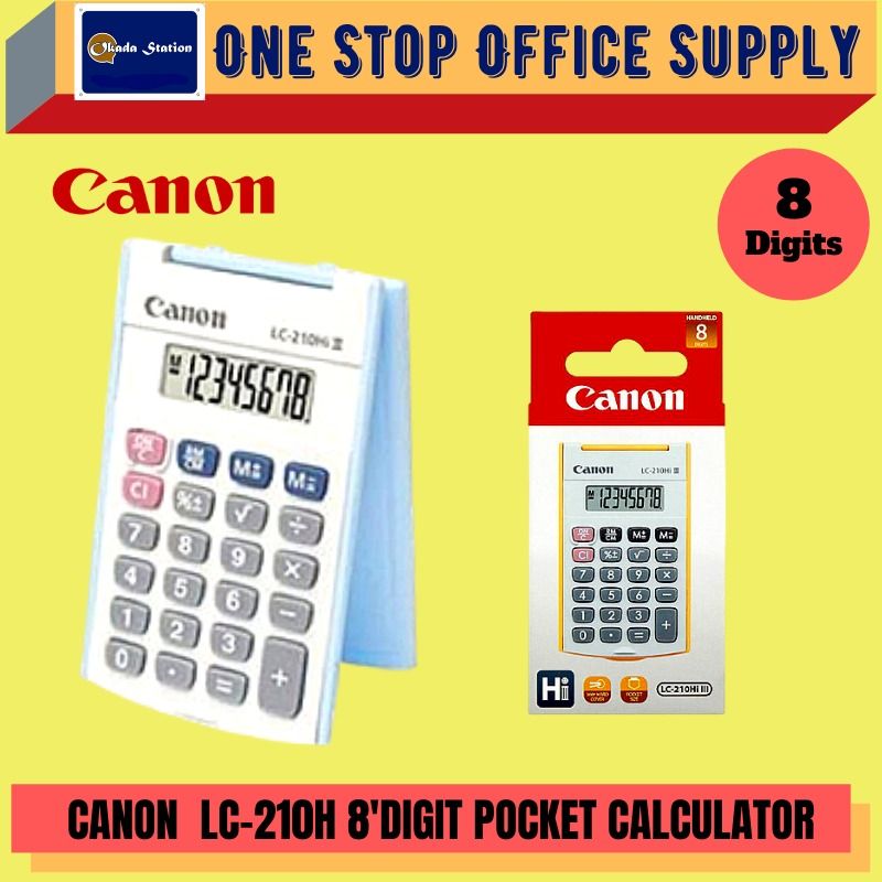 Canon Desktop Calculator 8 digits LC-210HI-III /Canon /Calculator /Desktop Calculator /Canon LC-210HI /Canon Desktop Calculator 8 Digits