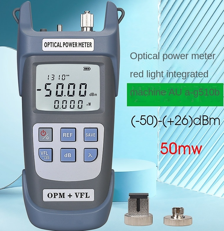 G510B OPTICAL POWER METER WITH VISUAL FAULT LOCATOR OPTICAL FIBER TESTER 50~+26DBM VFL 1/10/15/20/30/50MW OP901