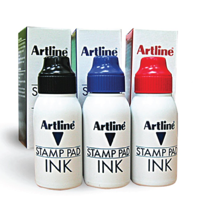 ARTLINE / STAMP PAD REFILL / REFILL INK / 50CC / ARTLINE STAMP PAD INK / ALL COLOUR /