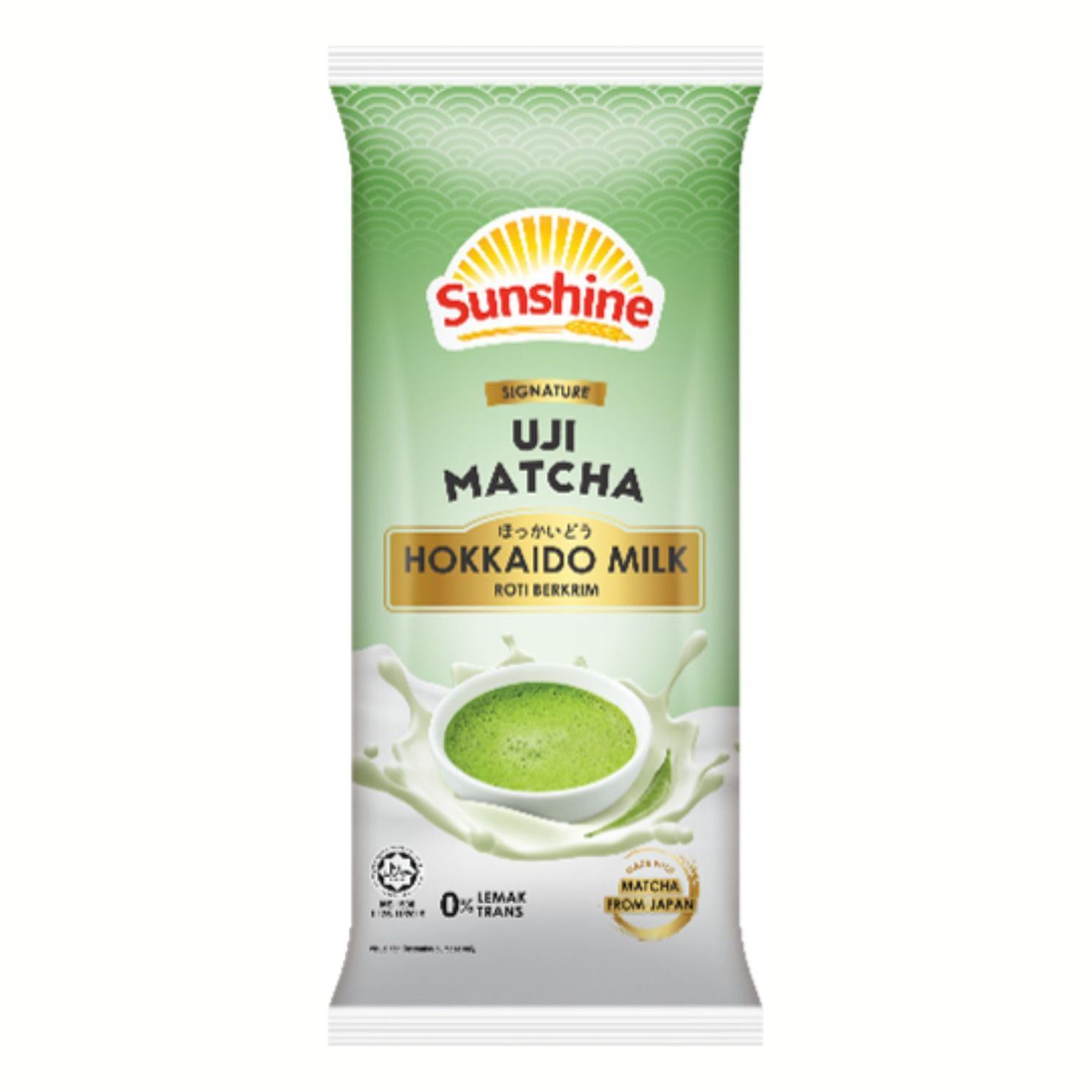 Sunshine Bread Uji Matcha Hokkaido Milk 52g