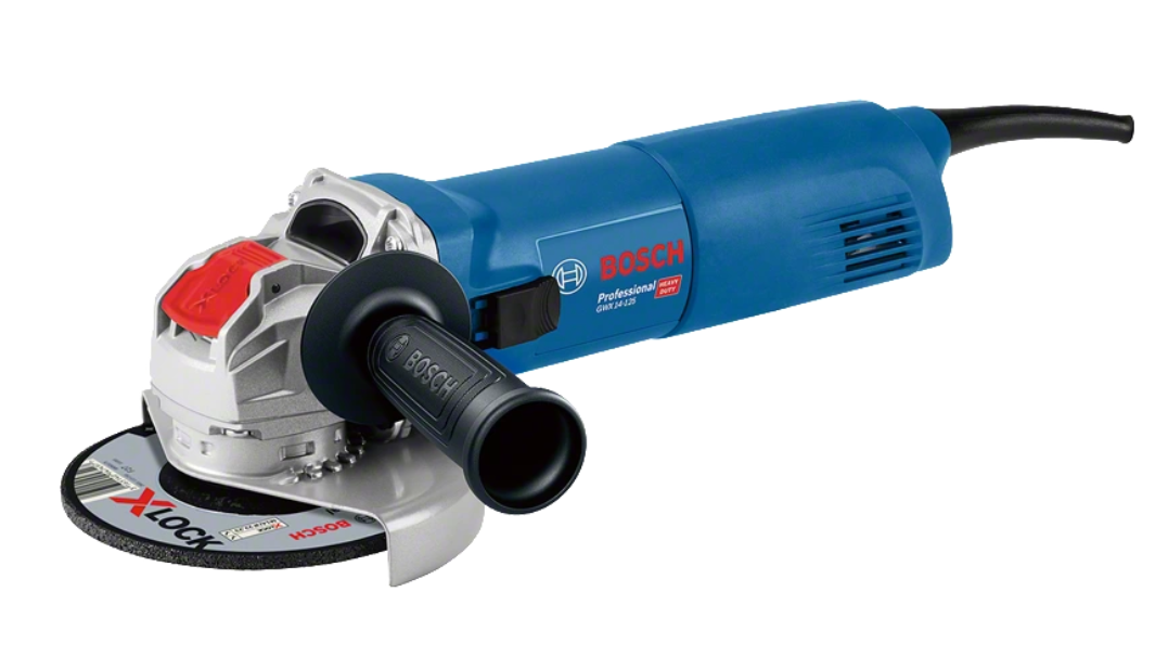 BOSCH ANGLE GRINDER WITH X-LOCK GWX 14-125