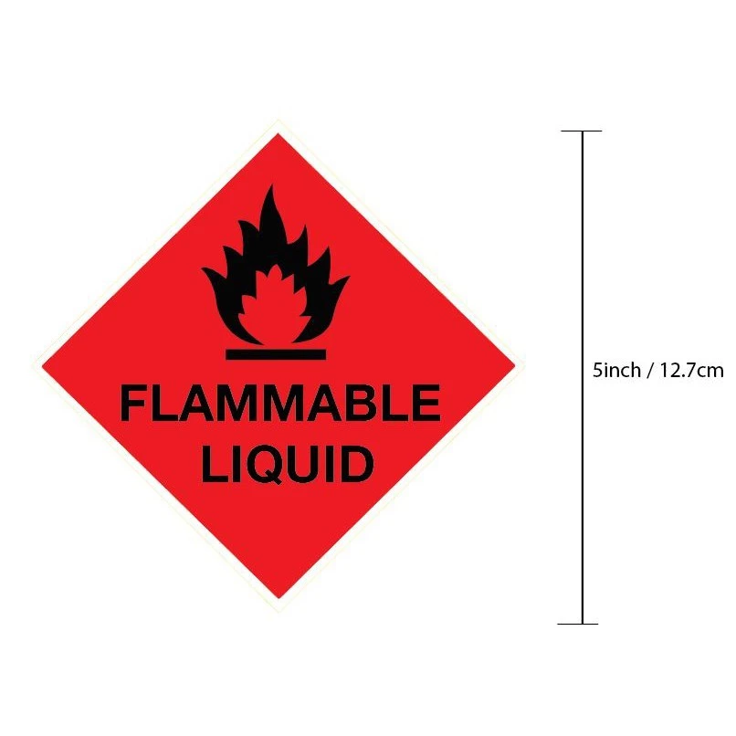 OEM Flammable Liquid Sticker