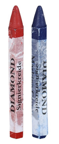 DIAMOND MARKING CRAYON (RED, BLUE, GREEN, YELLOW, WHITE, BLACK) 12 PCS/BOX