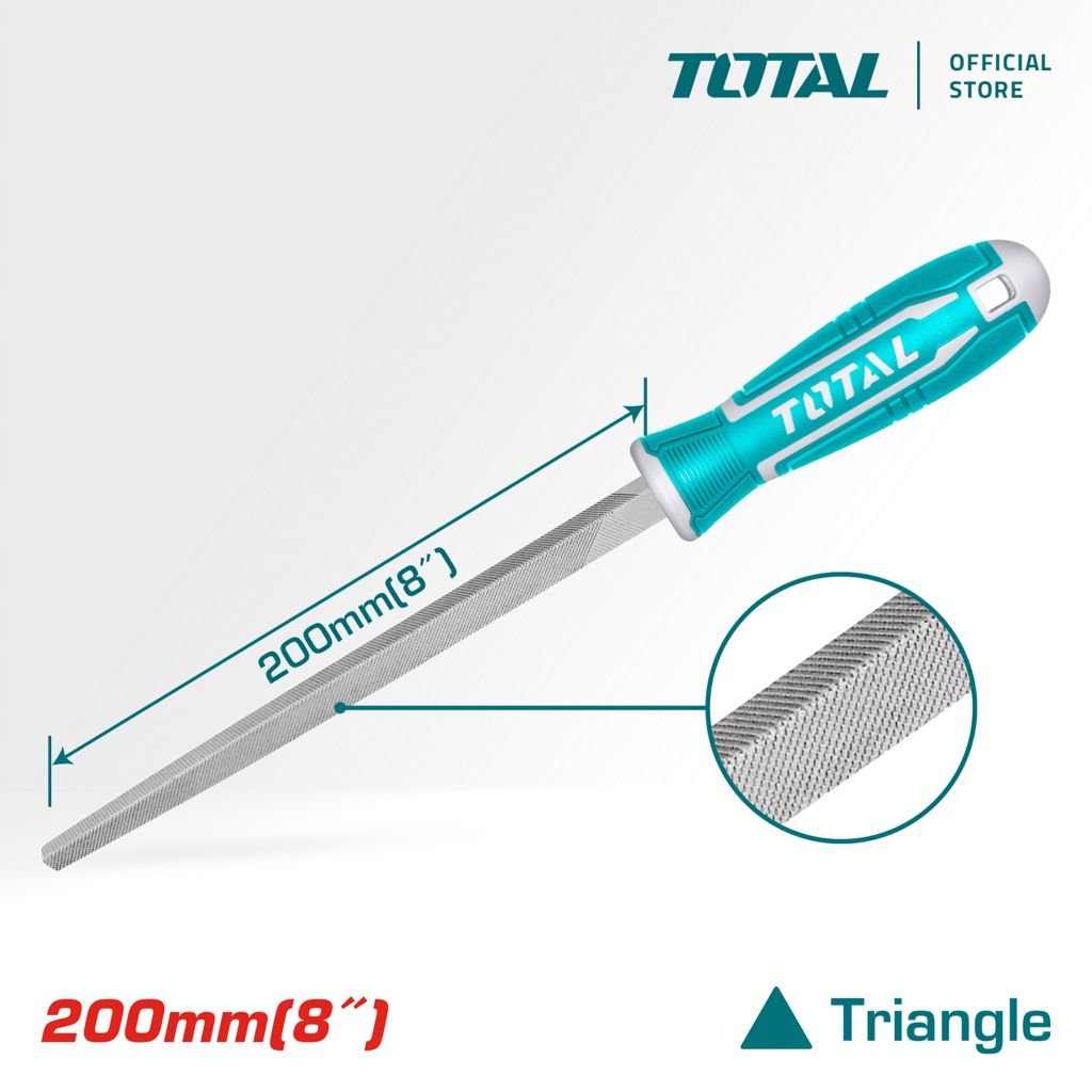 TOTAL TRIANGLE STEEL FILE (8") THT91486
