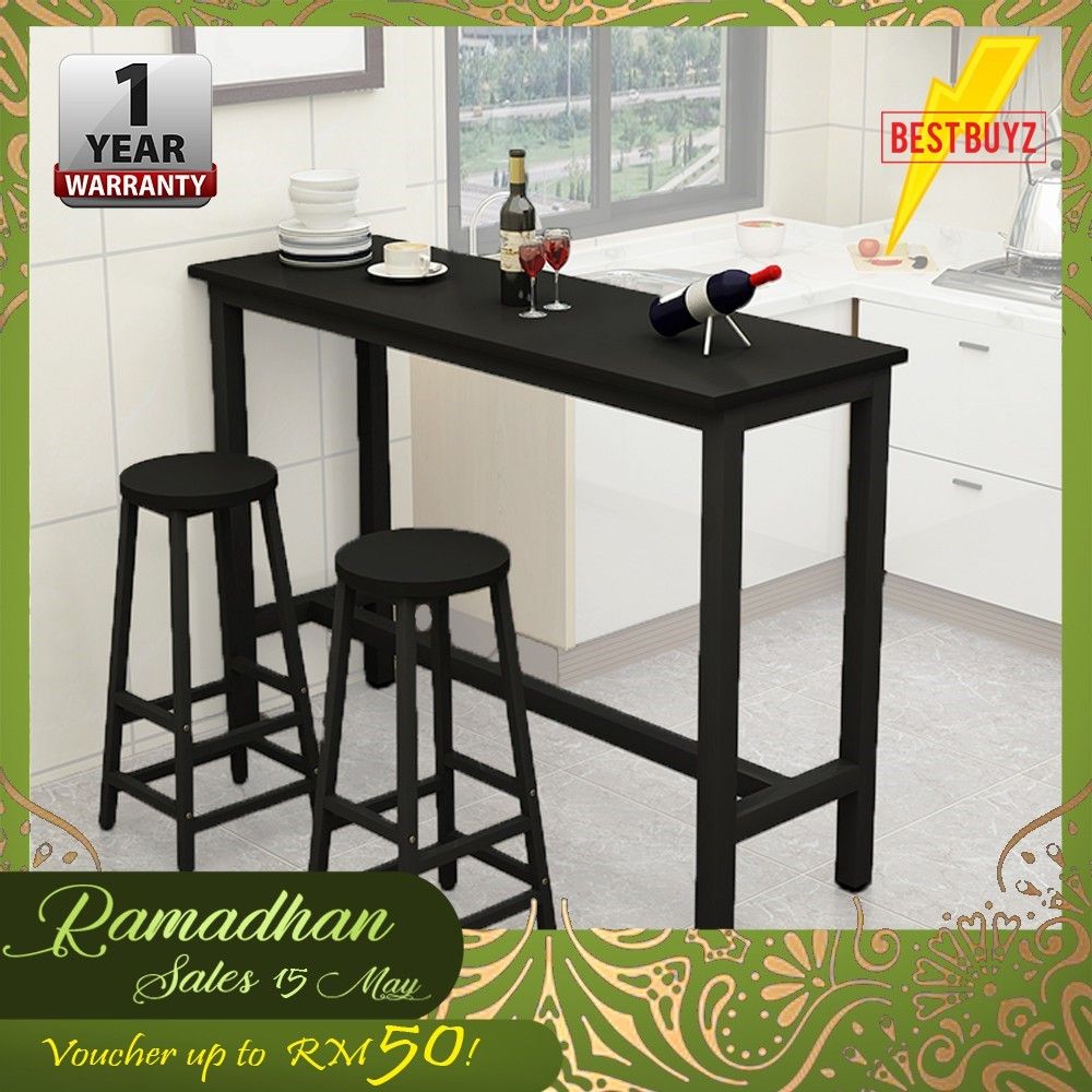 BARBORD -Bar table and 2 bar stools