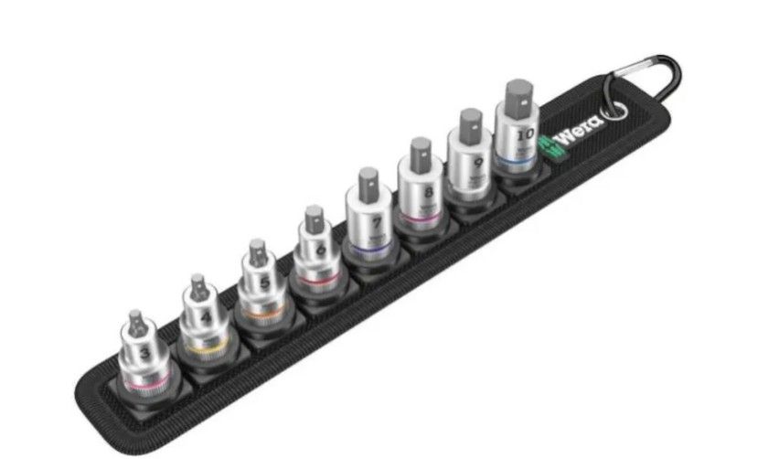 Wera 8-Piece Metric 3/8 in Bit Socket Set