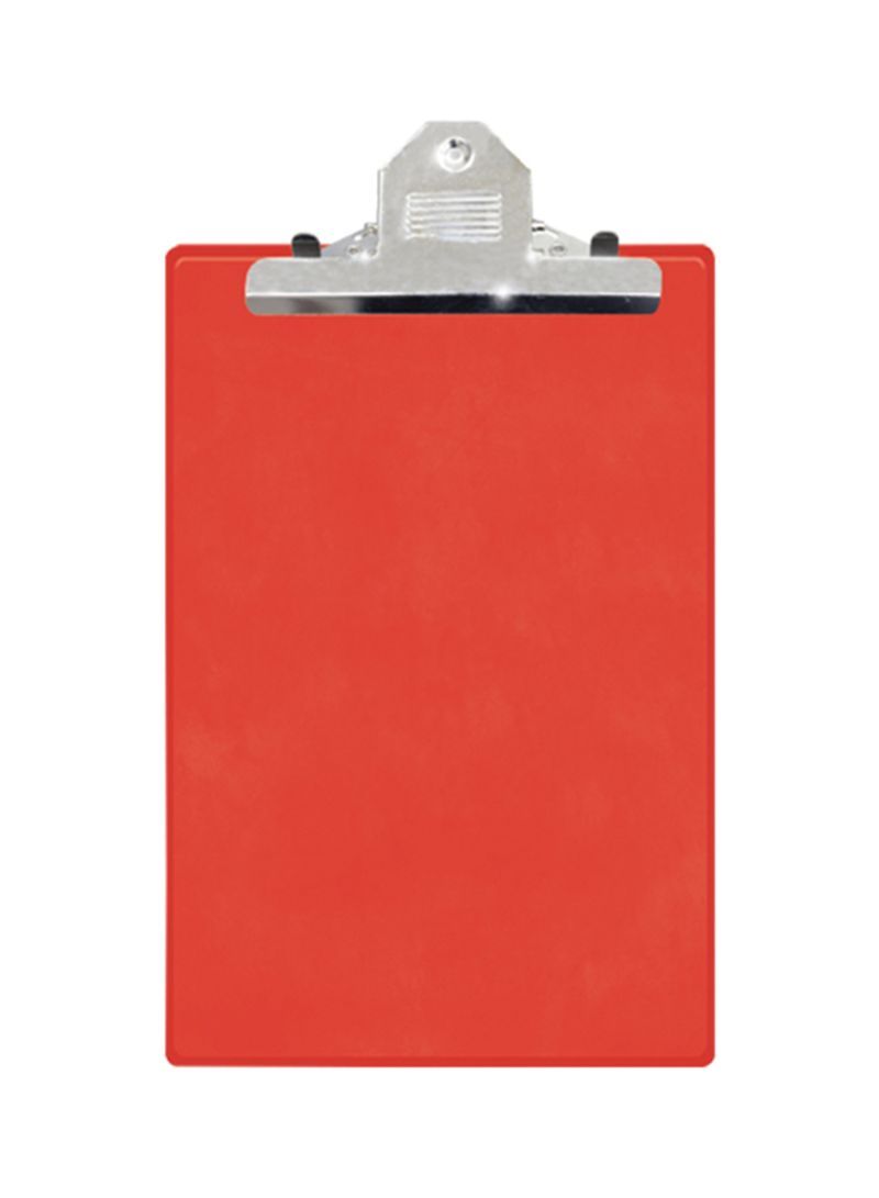 Pvc JUMBO CLIP BOARD FILE A4 (RED)