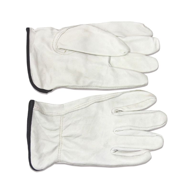 MR.MARK 10" ARGON LEATHER WORKING GLOVES (WHITE) (MK-HG860)