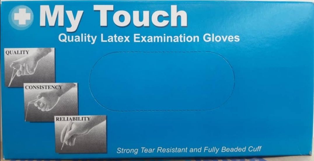 My Touch Latex Powdered Glove My Touch L size 100pcs