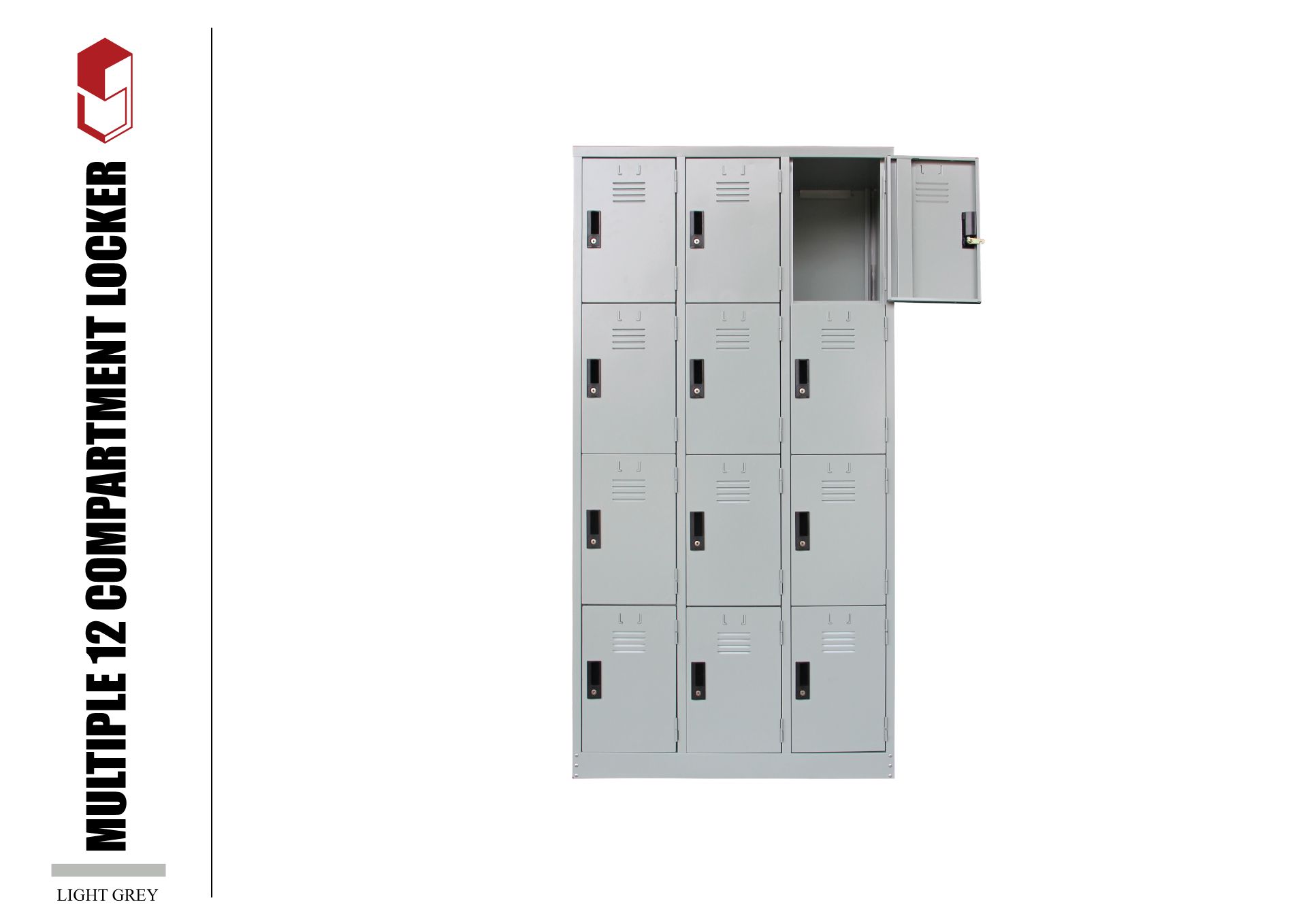 OFIS MULTI LOCKER STEEL SERIES 12 COMPARMENT (OF-S108/AS)