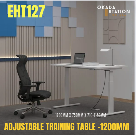 VS ADJUSTABLE TRAINING TABLE / 1200MM X 750MM X 1150MM / EHT127 / 4 FEET / STUDY TABLE / OFFICE TABLE / MEJA TURUN NAIK / ADJUSTABLE TABLE
