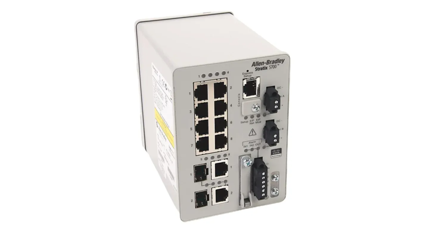Allen Bradley Managed 10 Port Network Switch
