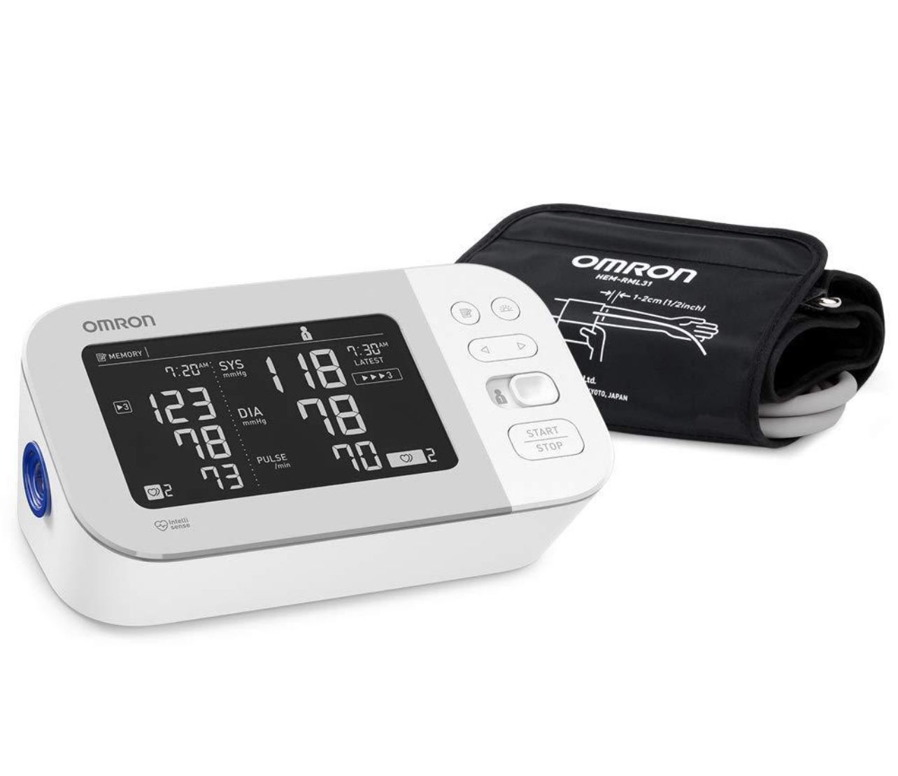OMRON BP5450 Platinum Blood Pressure Monitor / OMRON 10 Series BP7450 - Wireless Upper Arm Blood Pressure Monitor