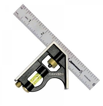 SWANSON TC130 6? POCKET COMBINATION SQUARE