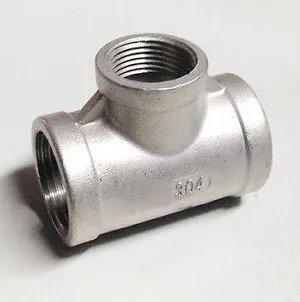 ATKC Stainless Steel Fittings Reducing Tee 1" x 3/4"