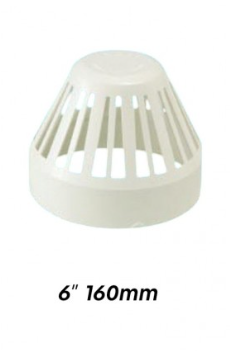 ATKC UPVC Fittings Vent Cowl 6" (160MM)
