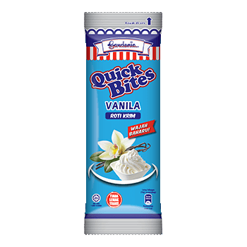 Gardenia Bread QuickBites Vanilla Cream Roll - 50g/piece