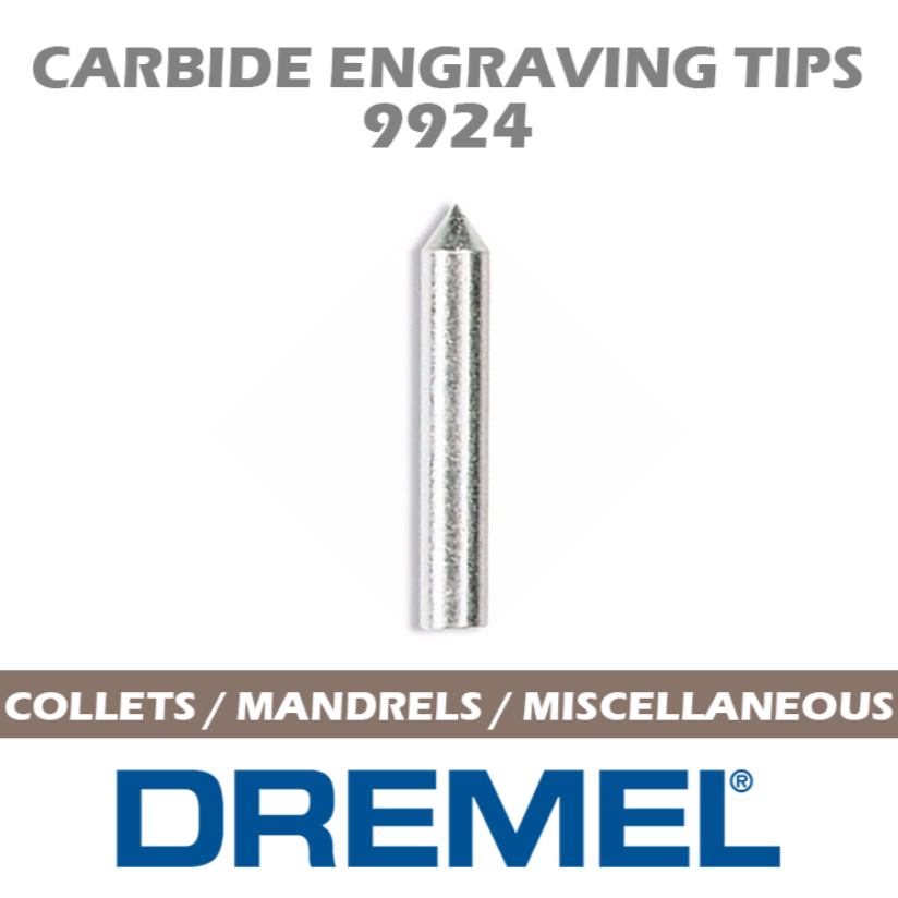 DREMEL CARBIDE ENGRAVING TIPS 9924