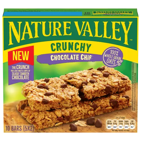 Nature Valley Crunchy Granola Bars Oats & Choco Chips x 12