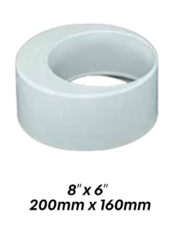 ATKC UPVC Fittings Bush Reducer 8" x 6" (200MMx160MM)