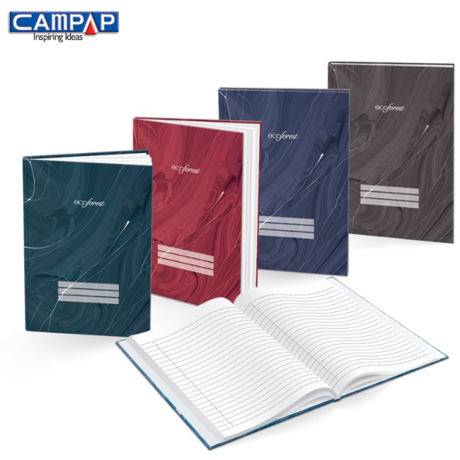 QP Ecoforest Hard Cover Quarto Book F5 200pgs 60gsm - CF 8108