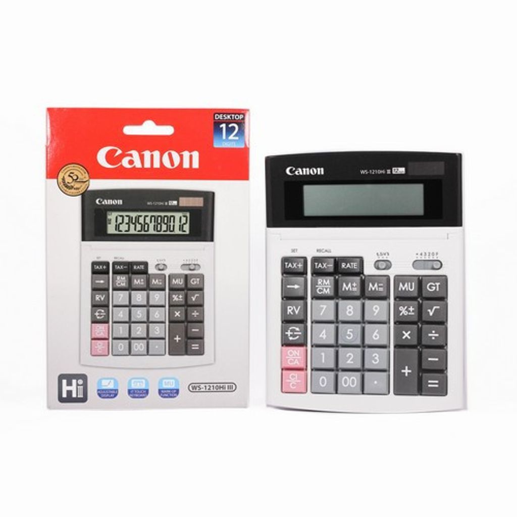 Canon WS-1210 HI III 12 Digit Calculator