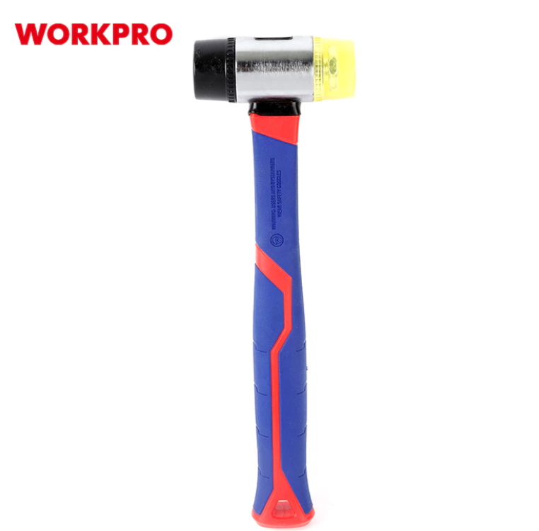 WORKPRO FIBERGLASS DOUBLE FACE HAMMER (40MM) (WP241036)