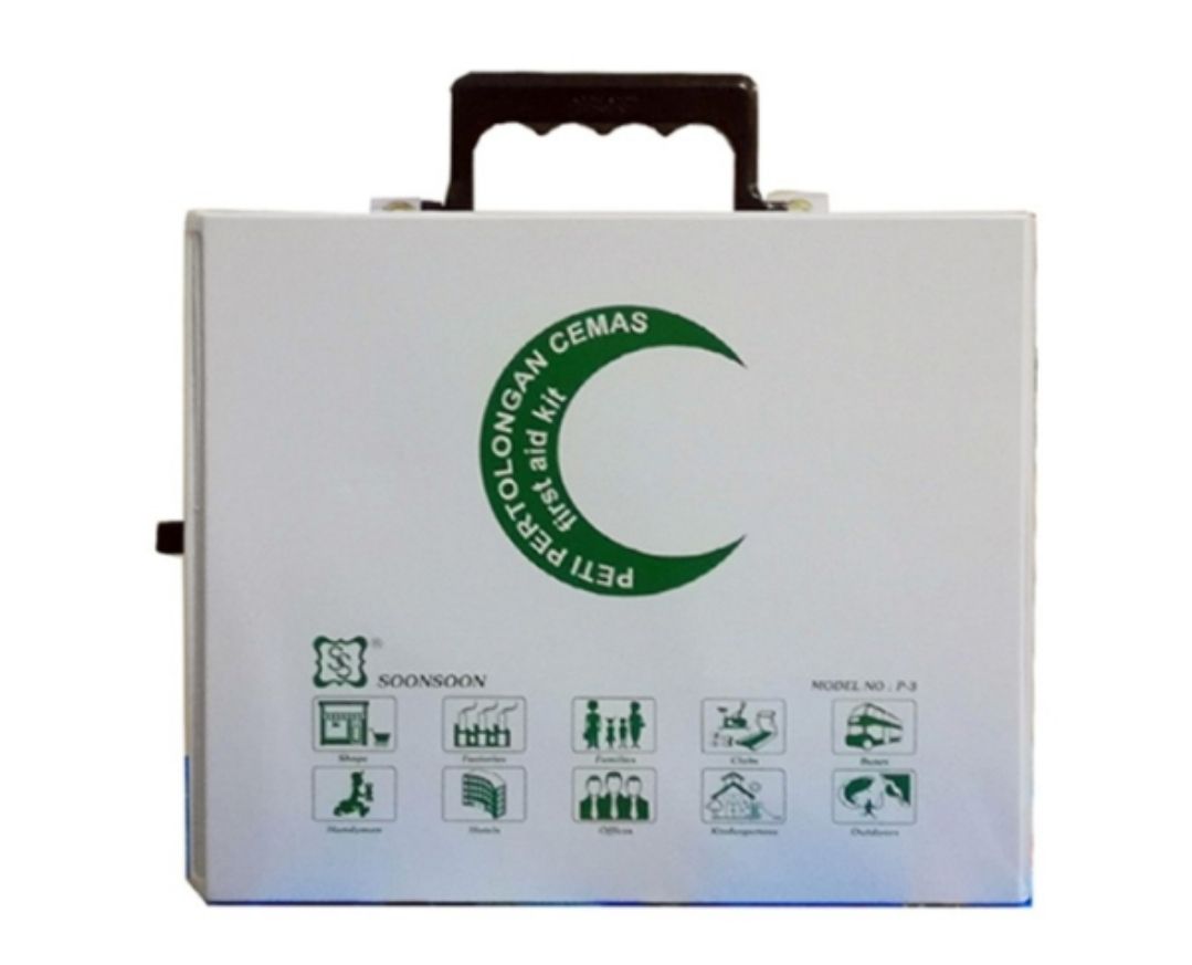 First aid kit Peti Pertolongan Cemas Dengan Ubat