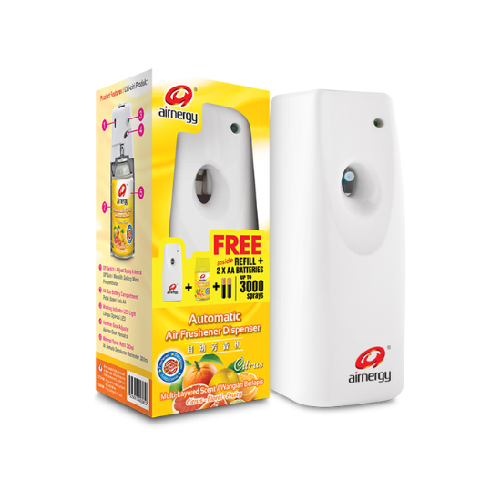 Airnergy Automatic Air Freshener Dispenser (Auto Spray)