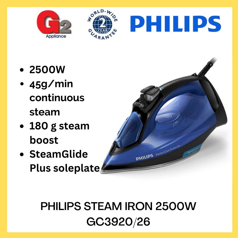 PHILIPS PerfectCare Steam Iron GC3920 2500W