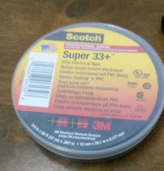 Tape Scotch Super 33+ Vinyl Electrical Tape