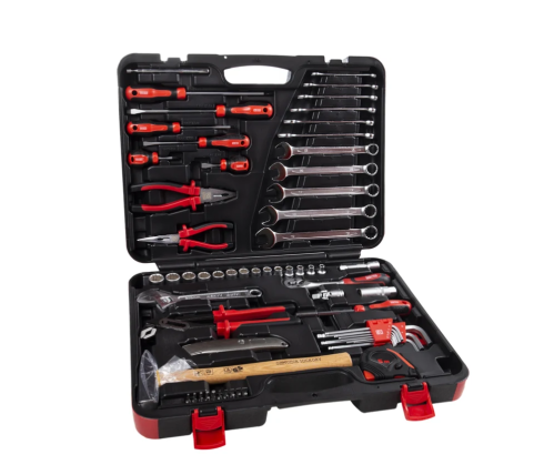 RS PRO 73 Piece Mechanical Tool Kit with Case