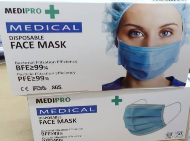 QS SURGICAL & MEDICAL FACE MASK 3PLY EARLOOP (Premium Quality)