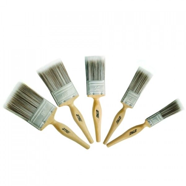 Besi & Logam #SF020 2" (50.0MM) Paint Brush (100% Synthetic Filament) Wooden Handle