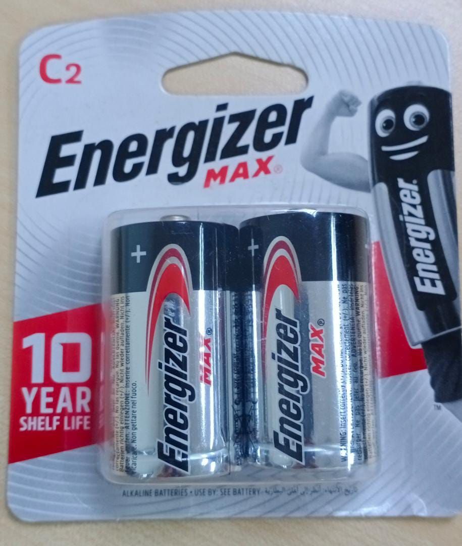 energizer BATTERY ENERGIZER ADVANCE - SIZE C / 2 PCS