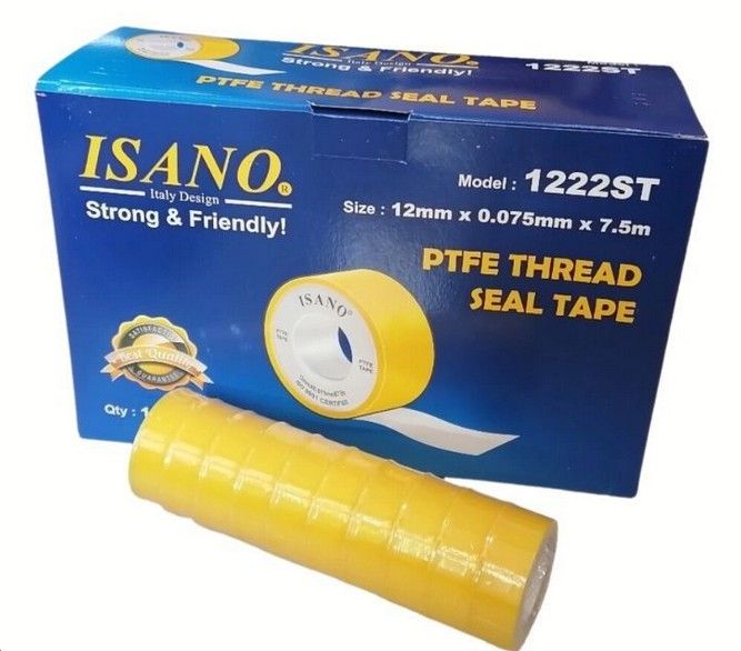 (100PCS 1BOX) Pipe White Tape 12mm x 0.075mm x 7.5m SEALING TAPE WHITE TAPE