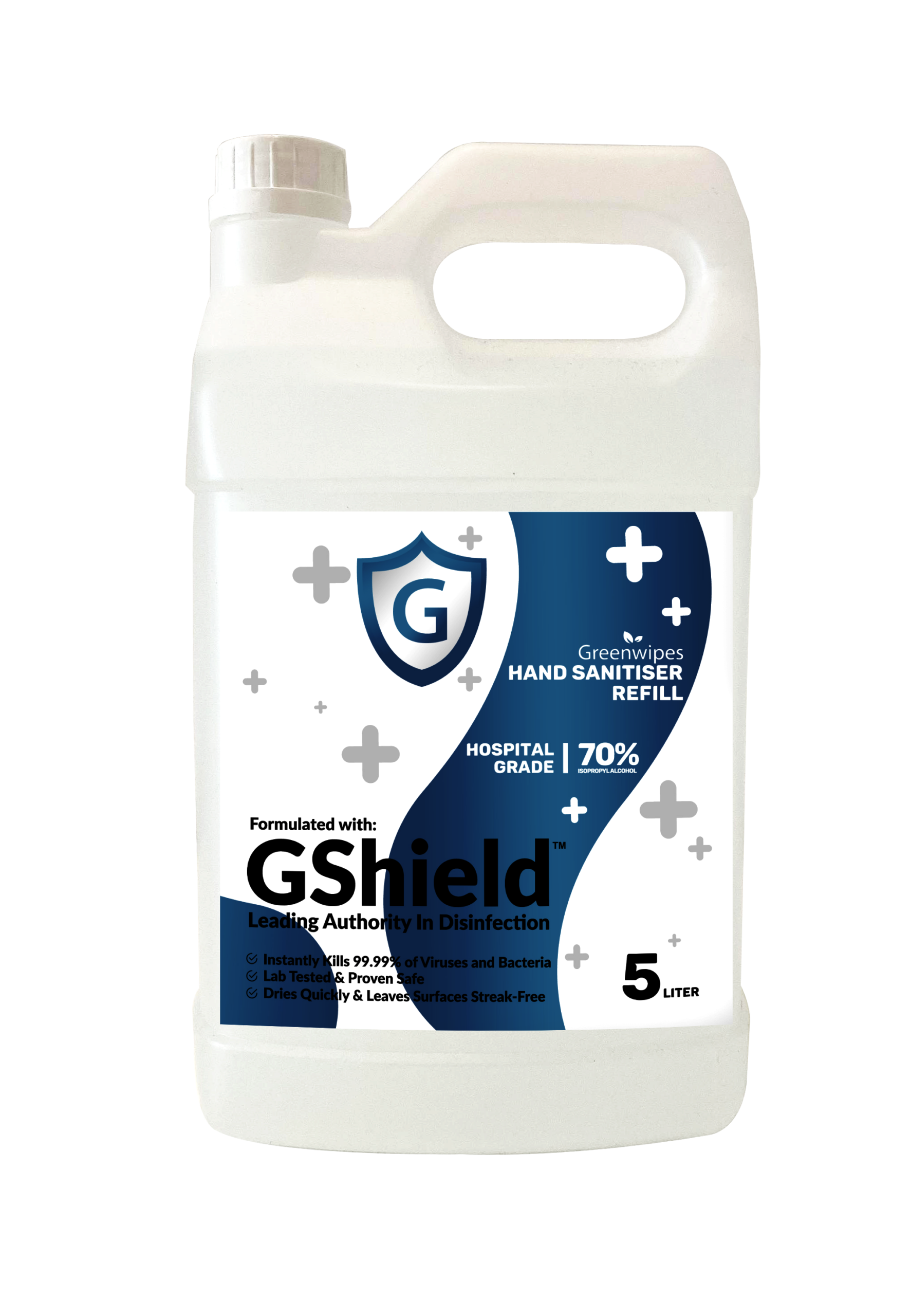 GREENWIPES® GSHIELD HAND SANITIZER – REFILL (5L)