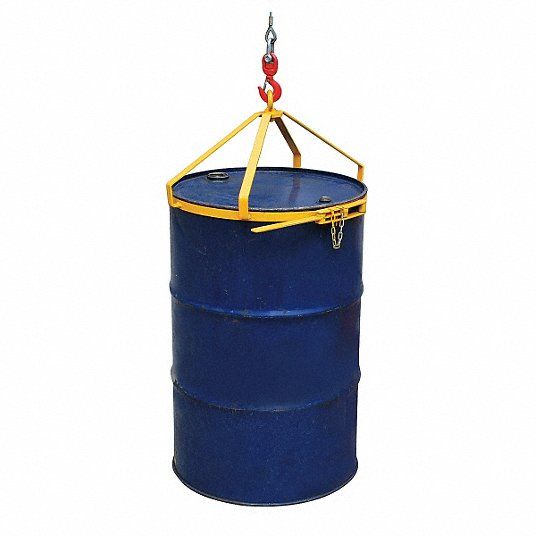 Grainger *Grainger Economy Drum Lifter 1 Drums, 55 gal Drum Capacity, 700 lb Load Capacity