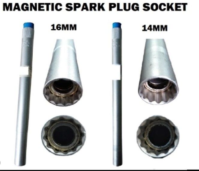 KINGTOYO KING TOYO (14MM / 16MM) HEAVY DUTY EXTRA LONG MAGNETIC SPARK PLUG SOCKET
