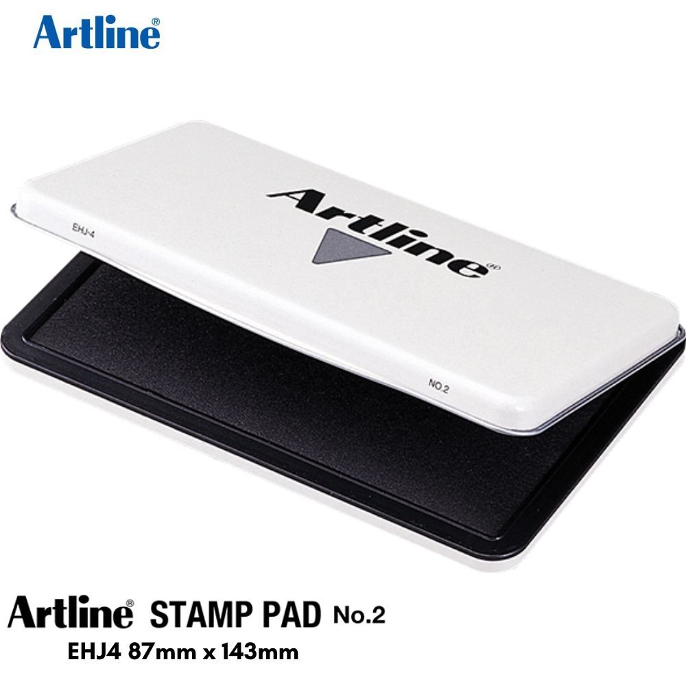 QP Artline Stamp Pad NO:2 (EHJ-4) 87 x 143mm - Black
