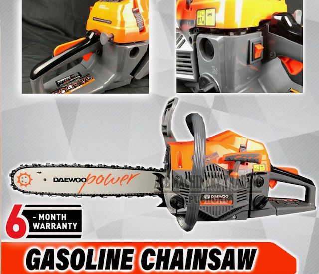 DAEWOO 16" Chain Saw Gasoline Chainsaw 16 inch Heavy Duty 2 Stroke DCS4516T